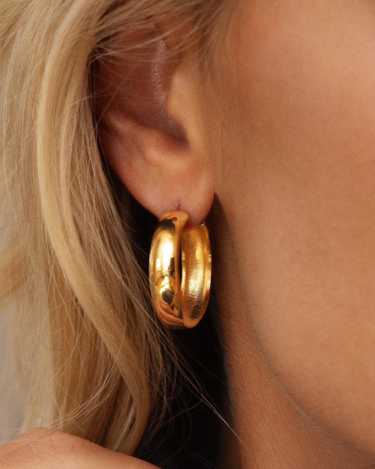 Brave Large Hoops