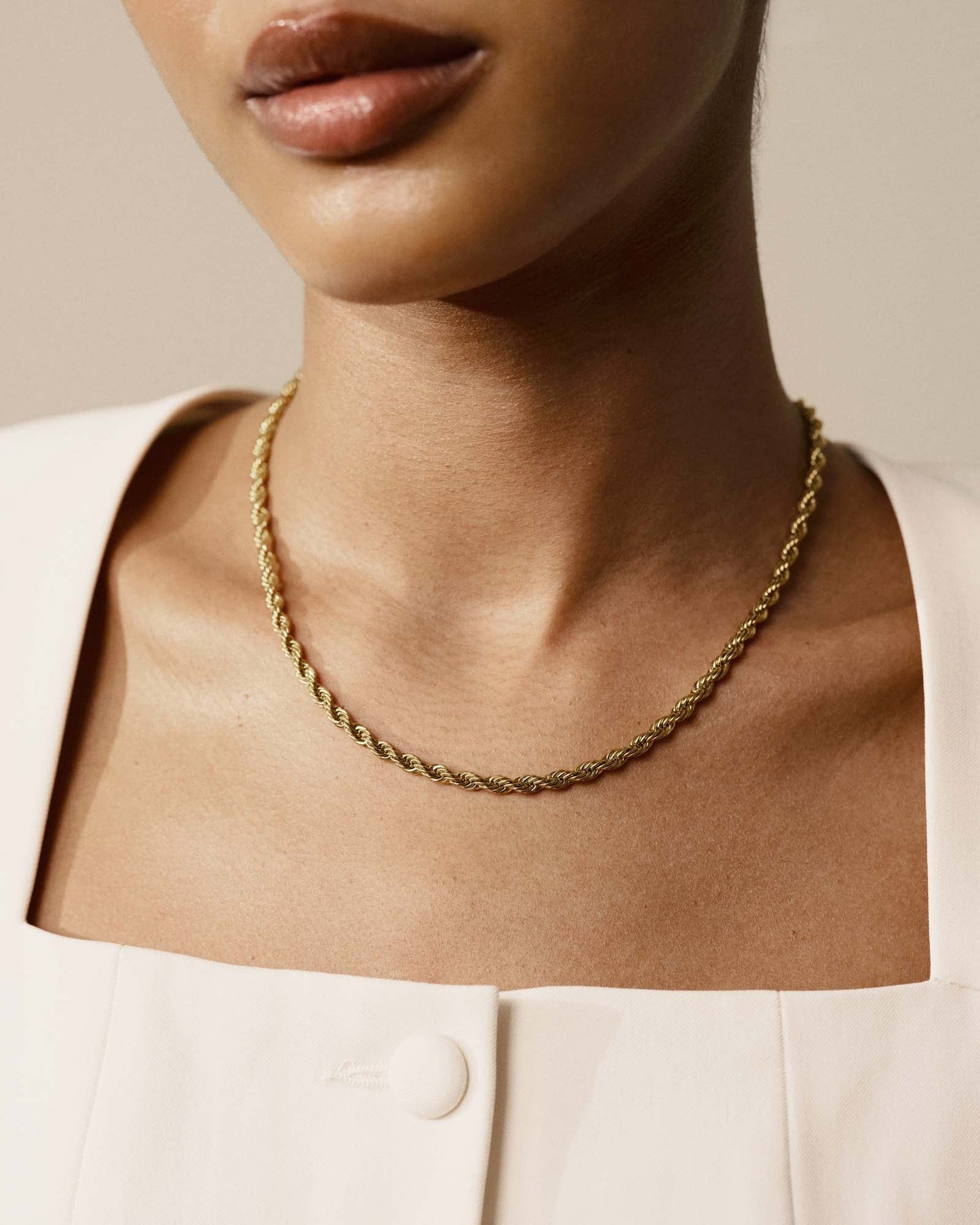 Bold Rope Chain Necklace