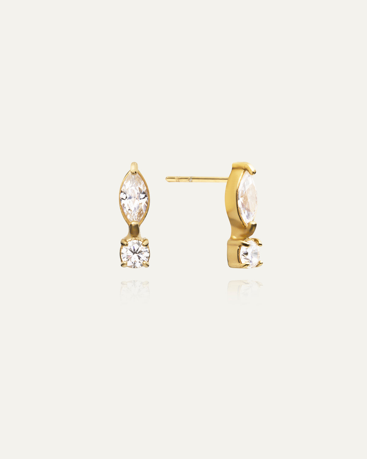 Élise Gold Studs