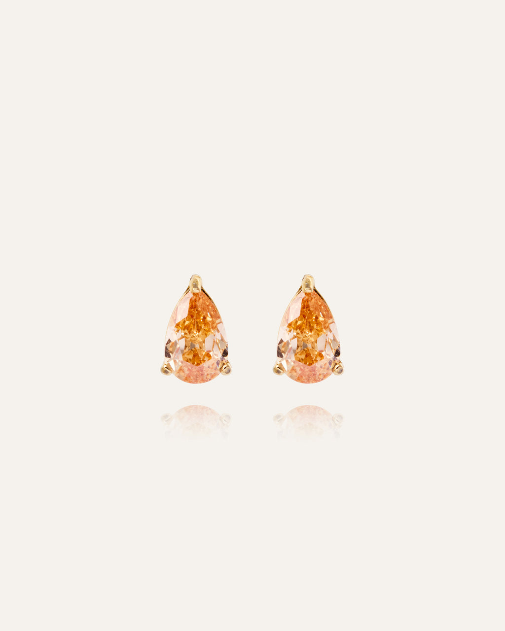 Belle Champagne Medium Studs