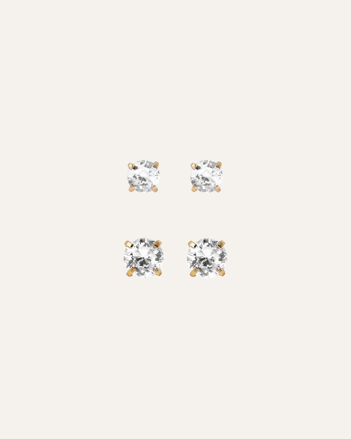 Jolie Set Gold Studs