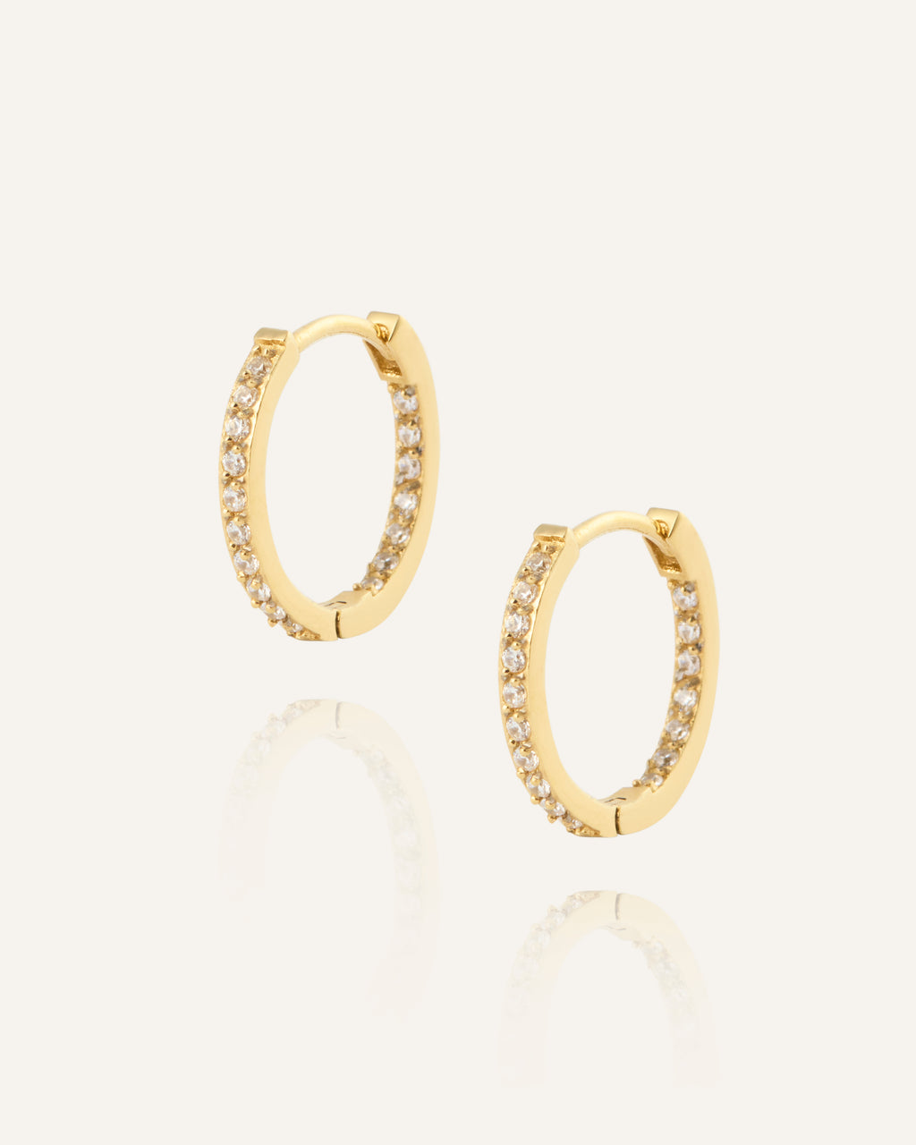 Sparkle Medium Hoops