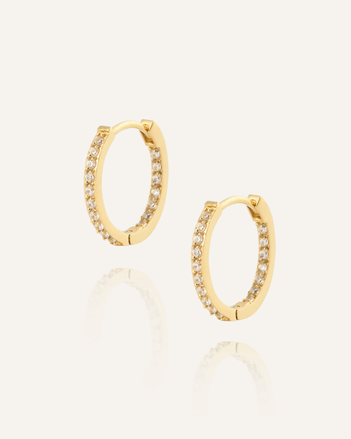 Sparkle Medium Hoops