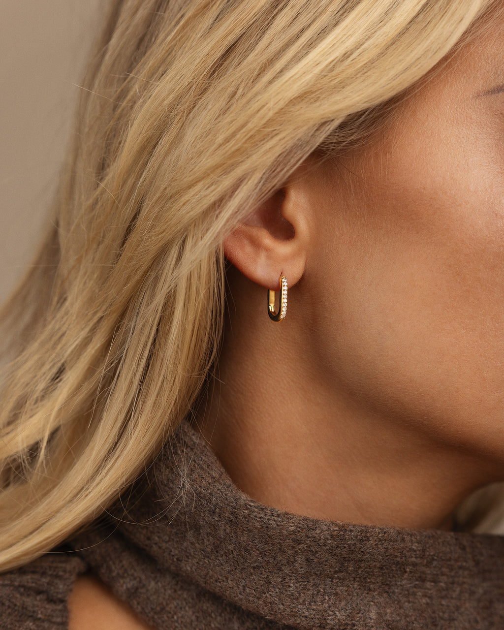 Sparkle Small U-Hoops