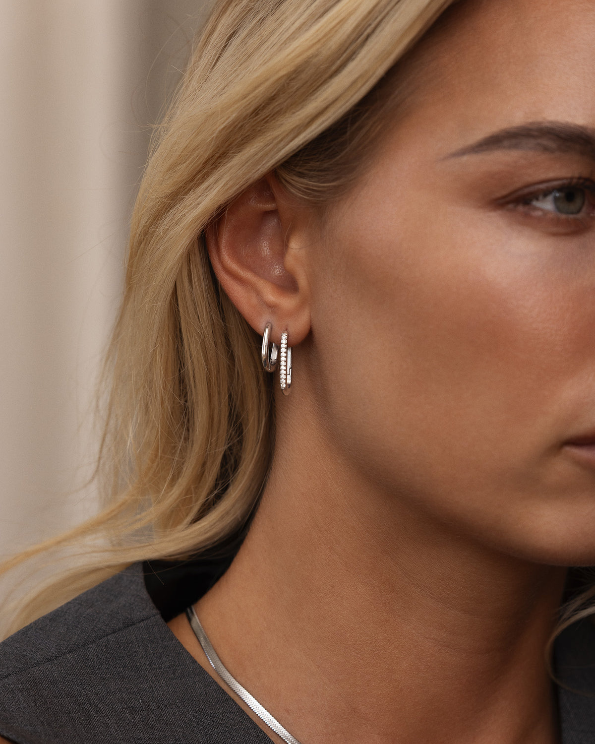 Sparkle Small U-Hoops