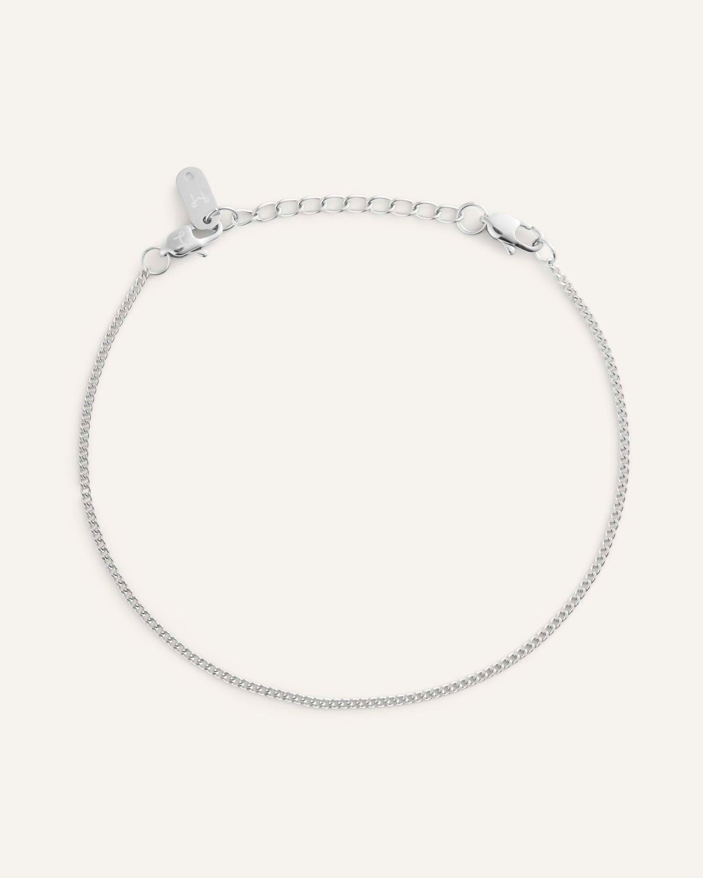 Thin Curb Chain Bracelet