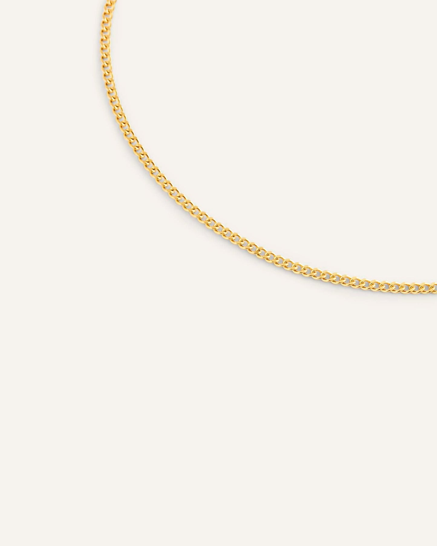 Thin Curb Chain Bracelet