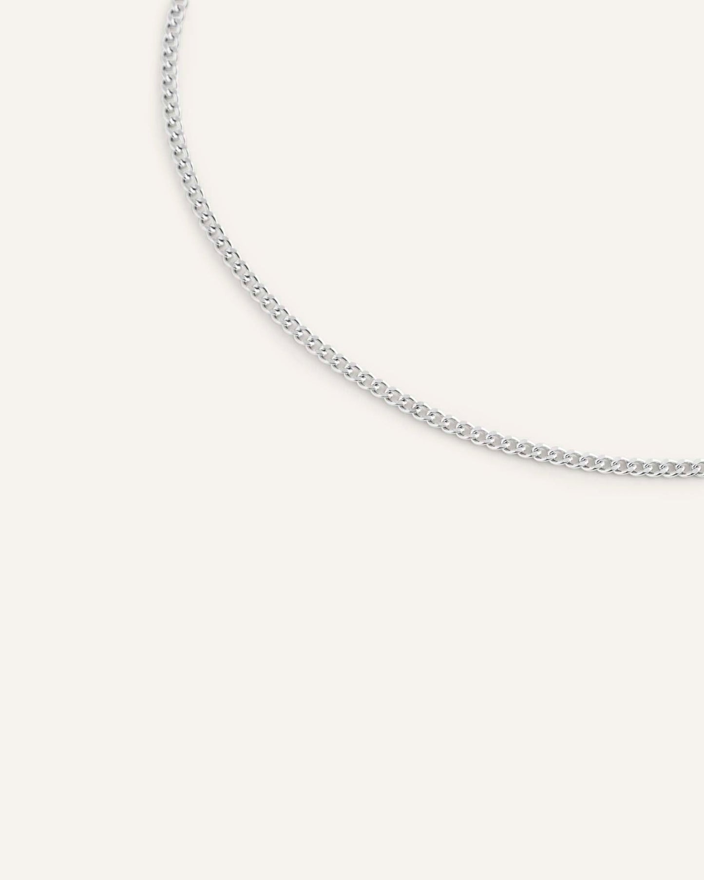 Thin Curb Chain Bracelet