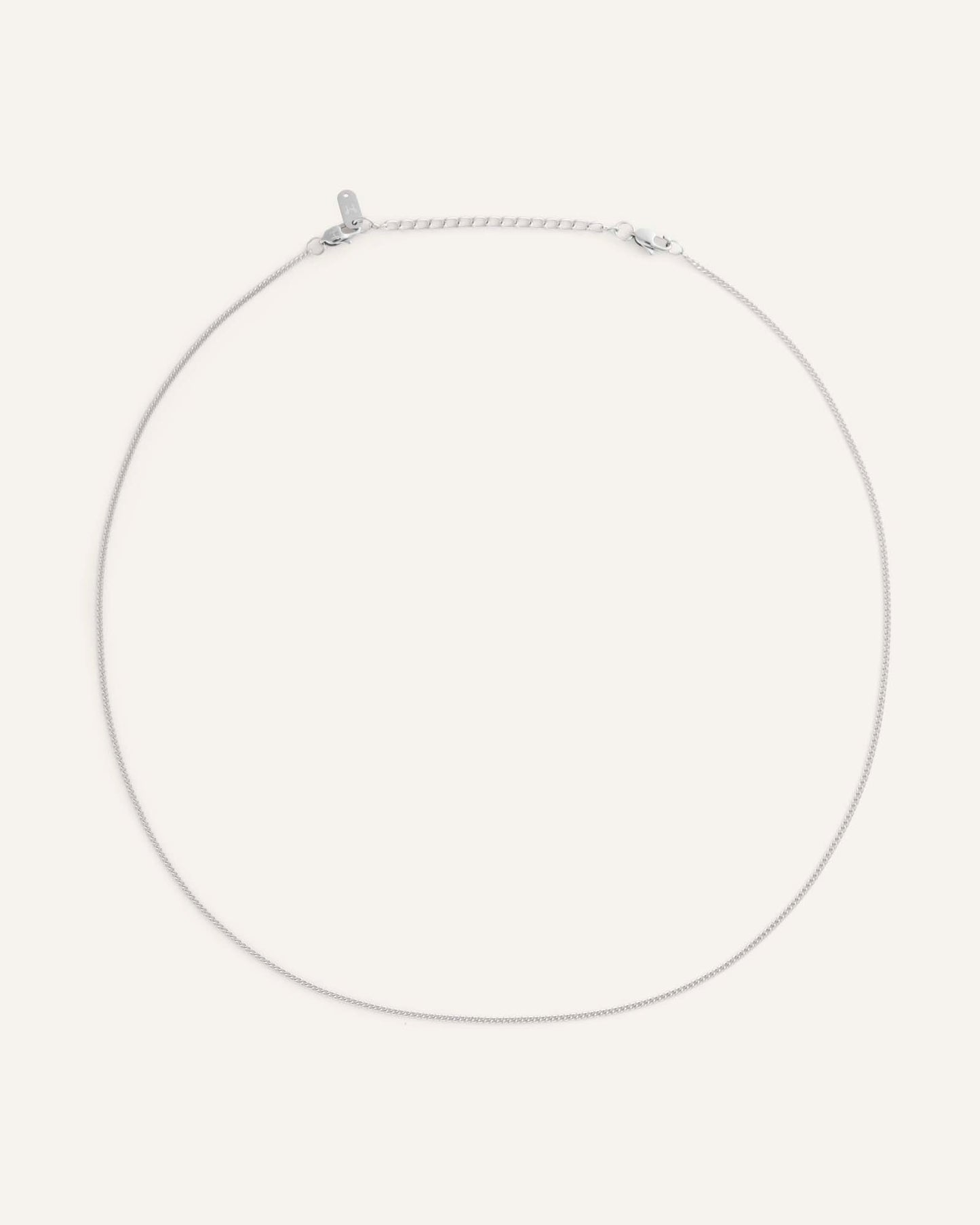 Thin Curb Chain Necklace