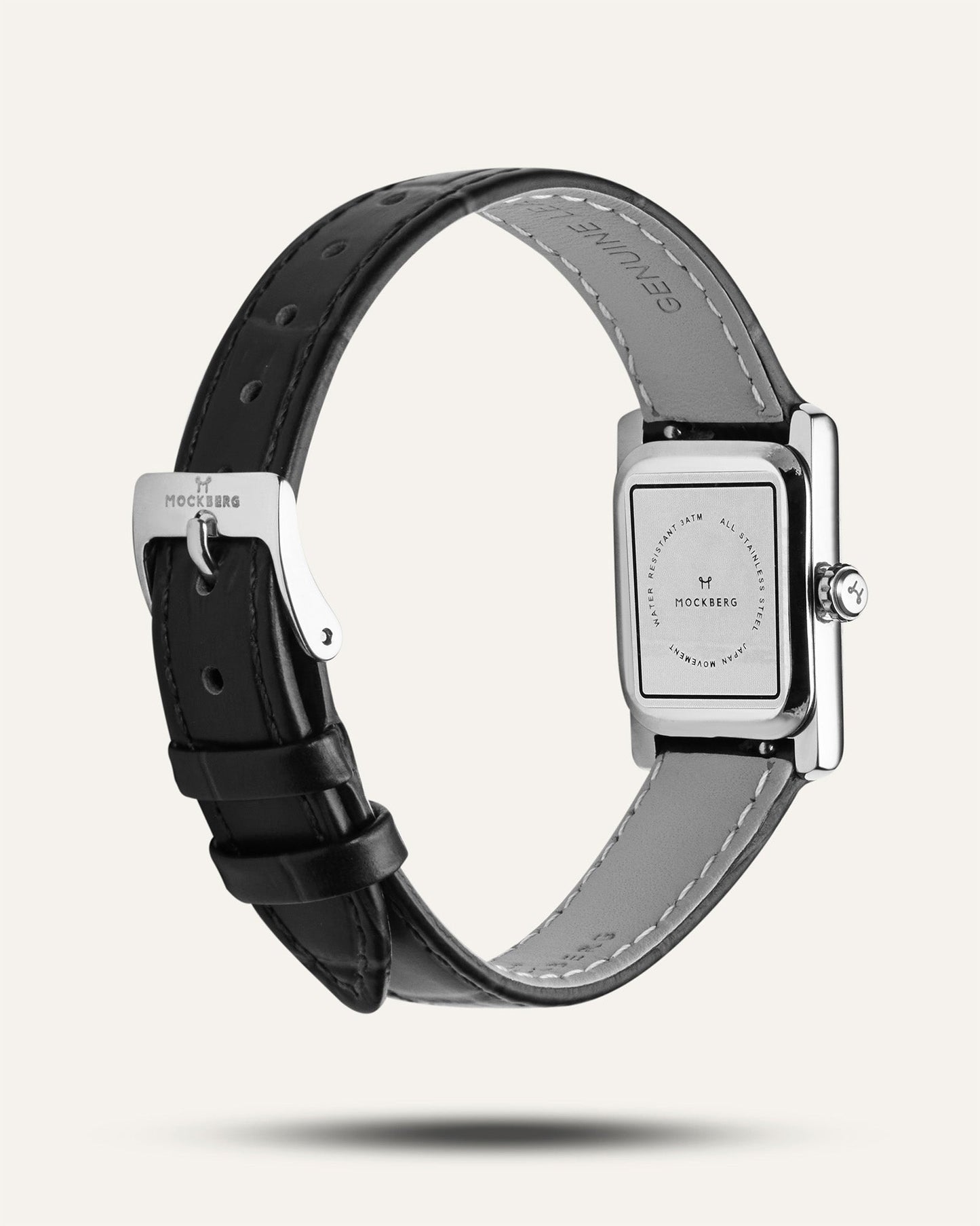 Timeless Black Leather Watch