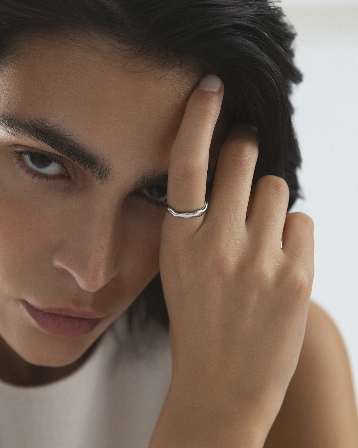 Wavy Petite Ring