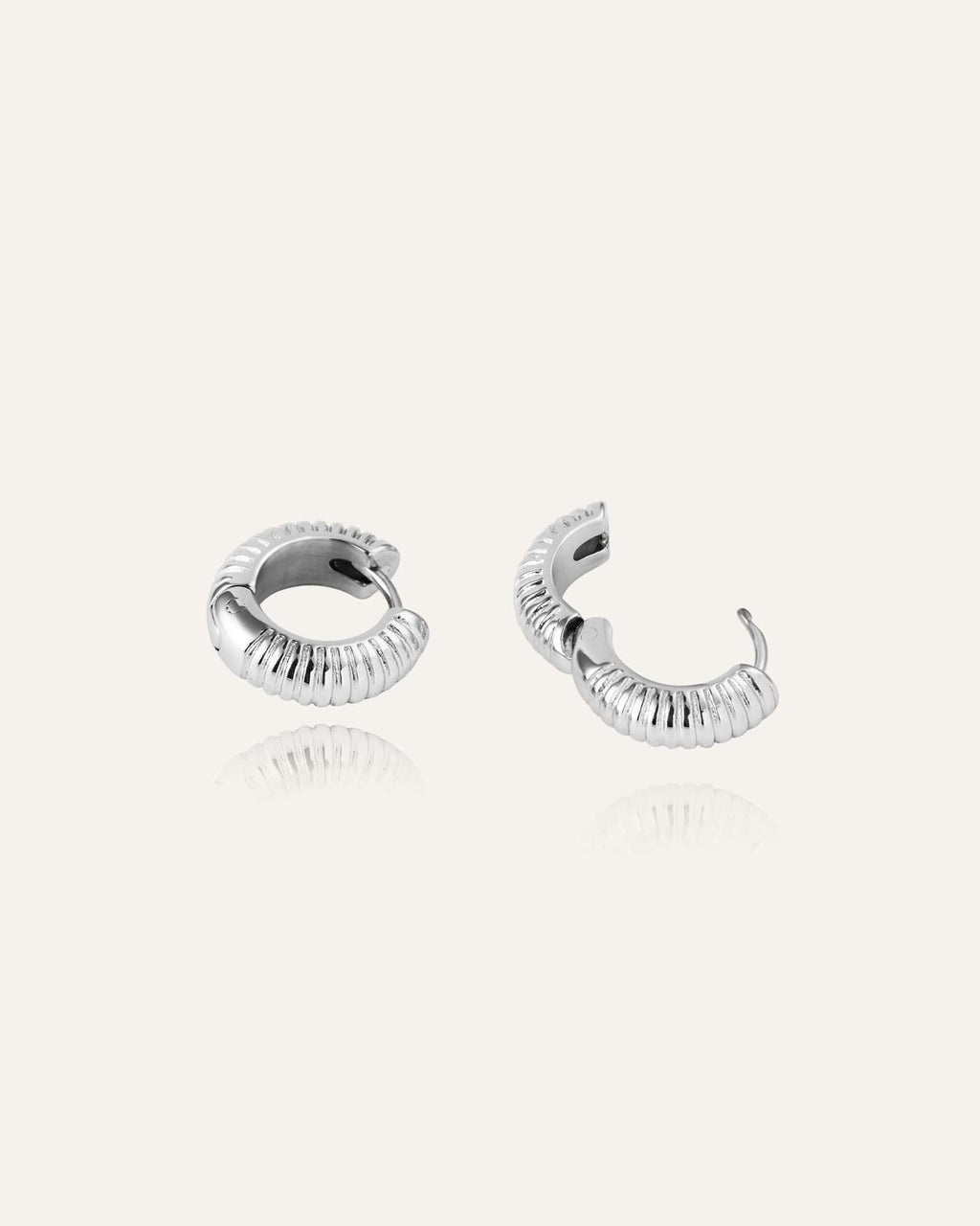 Ribbed Hoops Small
